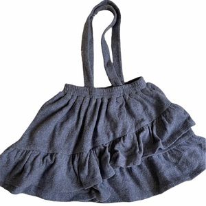 NEW toddler ruffled suspender skirt